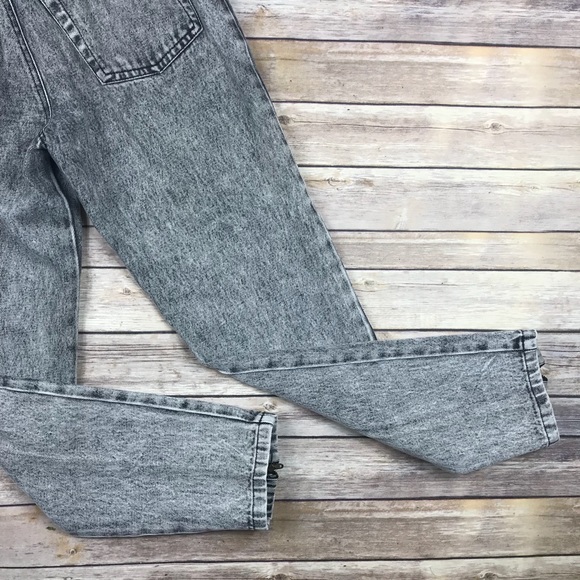 Vintage BonJour 80s High Waist Acid Wash Mom Jeans - Picture 5 of 7
